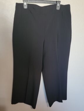 New York & Company Black Wide-Leg Dress Pants